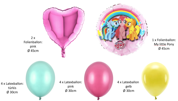 Comic / TV - SET: My little Pony - 15 Stk.